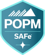 SAFe POPM certified badge